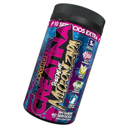 Creatina Doblemente Micronizada 200g 40sv