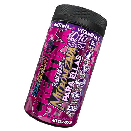 Creatina Doblemente Micronizada para Ellas 232g 40sv