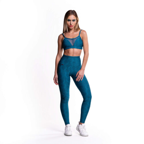 Conjunto Gym Queen Aqua