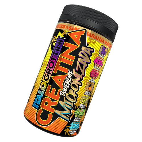 Creatina Doblemente Micronizada Naranja 220g 40sv