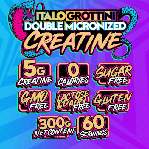 CREATINA DOBLEMENTE MICRONIZADA 100% AMERICANA 300g 60 PORCIONES - Imagen 5